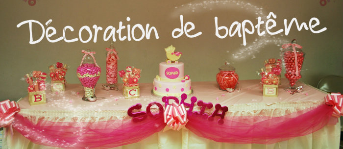 Dcoration de baptme